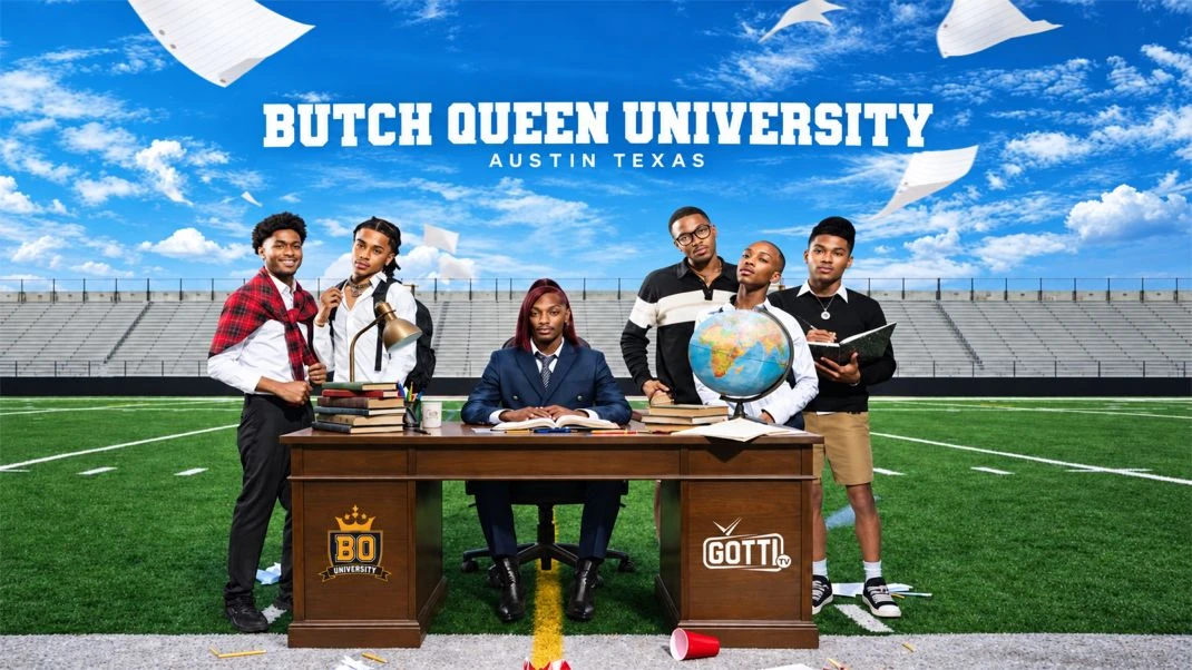BUTCH QUEEN UNIVERSITY key art